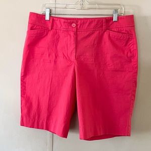 Talbots Coral Pink Shorts Size 12